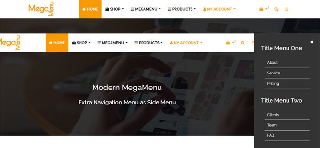 Modern Megamenu - React Responsive Mega Menu